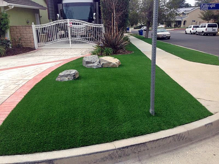 Plastic Grass Timken, Kansas Lawn And Garden, Front Yard Landscape Ideas